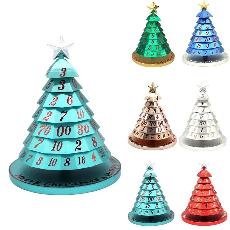 

1pcs Dice Toy Christmas Tree Christmas Puzzle Decoration Toy Children's Play Party Toy