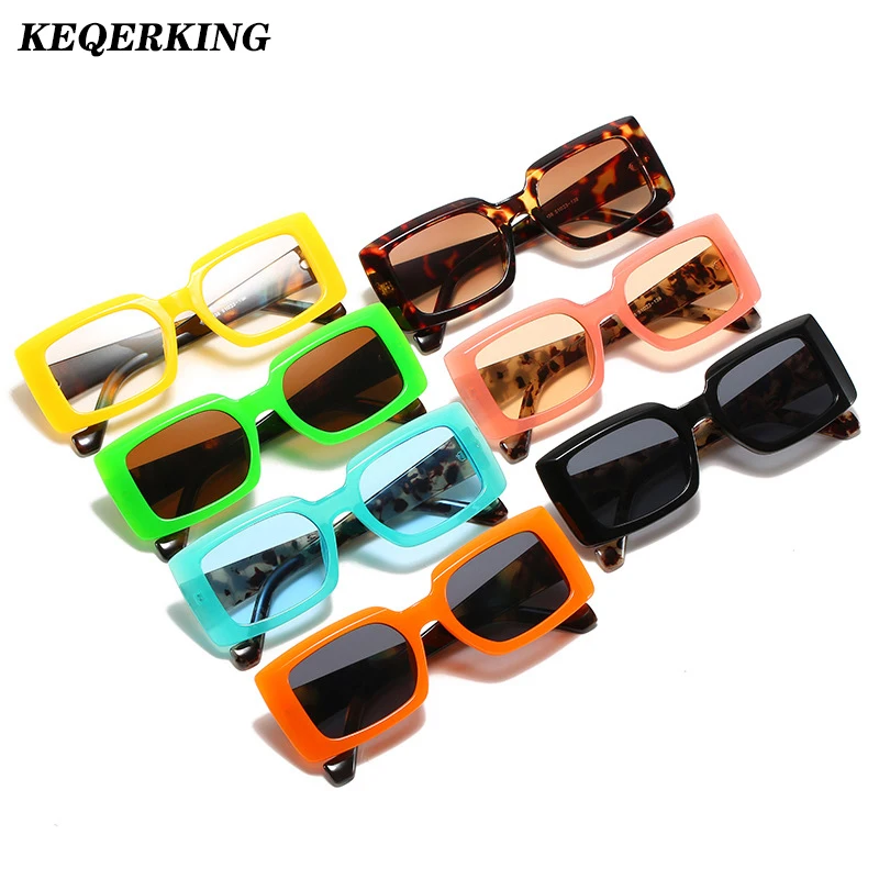 Ретро камуфляжные Квадратные Солнцезащитные очки женские летние солнцезащитные