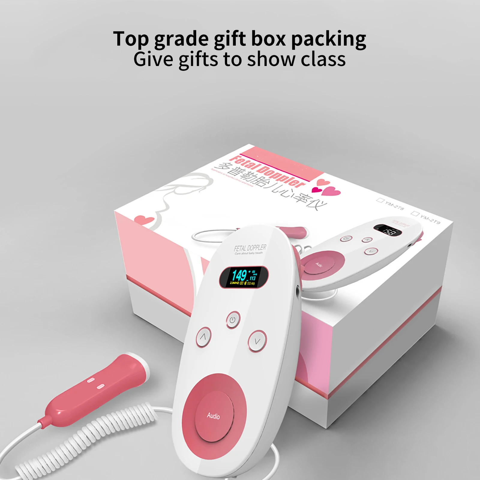 CE Doppler Fetal Baby Heart Rate Monitor Pregnancy Ultrasound Detector Home Use No Radiation Heartbeat Coleteros Mujer | Красота и