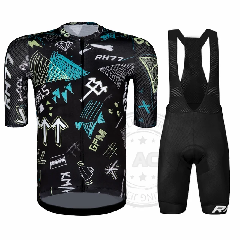 

2022 Men's Cycling Sweatshirt Cycling Suit RH77 Breathable MTB Cycling Suit Mountain Bike Suit Maillot Ropa Ciclismo