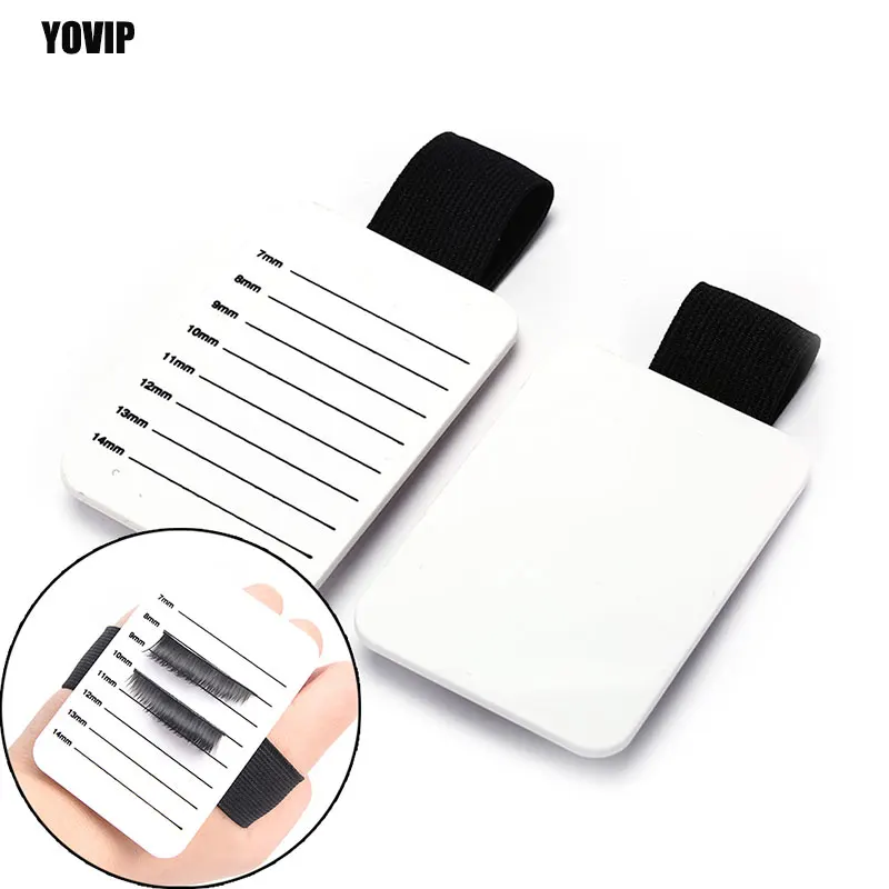 1 набор акриловых ресниц паллет наращивание плитка Палитра с поясом Клей