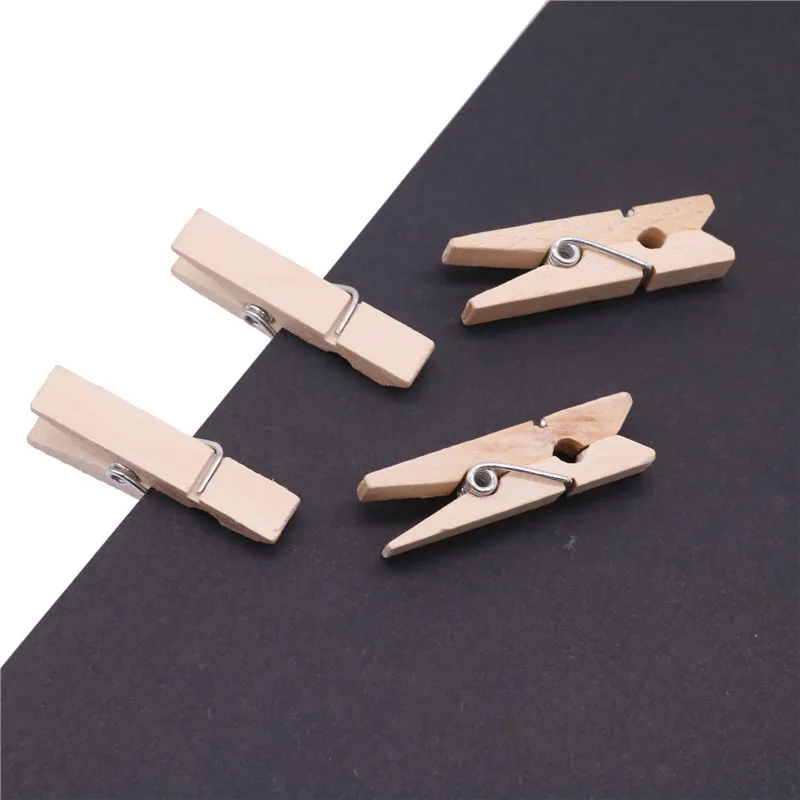 Оптовая продажа очень маленькие прищепки из натурального дерева размером 35 мм X 7