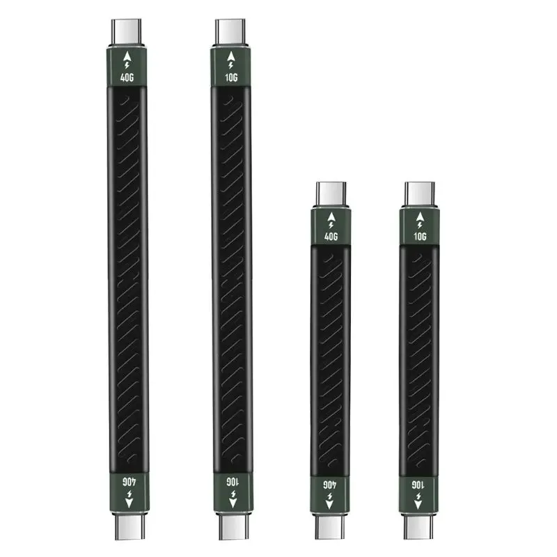 PD 60 Вт кабель Thunderbolt 3 Сертифицированный 40 Гбит/с Type C к USB быстрый для Macbook Pro Кабель