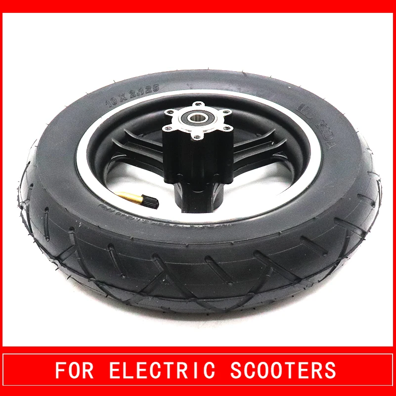 10-дюймовое Надувное колесо из сплава для электрического скутера складной