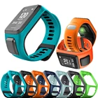 Силиконовый сменный ремешок для смарт-часов TomTom Runner 2 3 Свеча зажигания 3 GPS водонепроницаемые аксессуары Correa