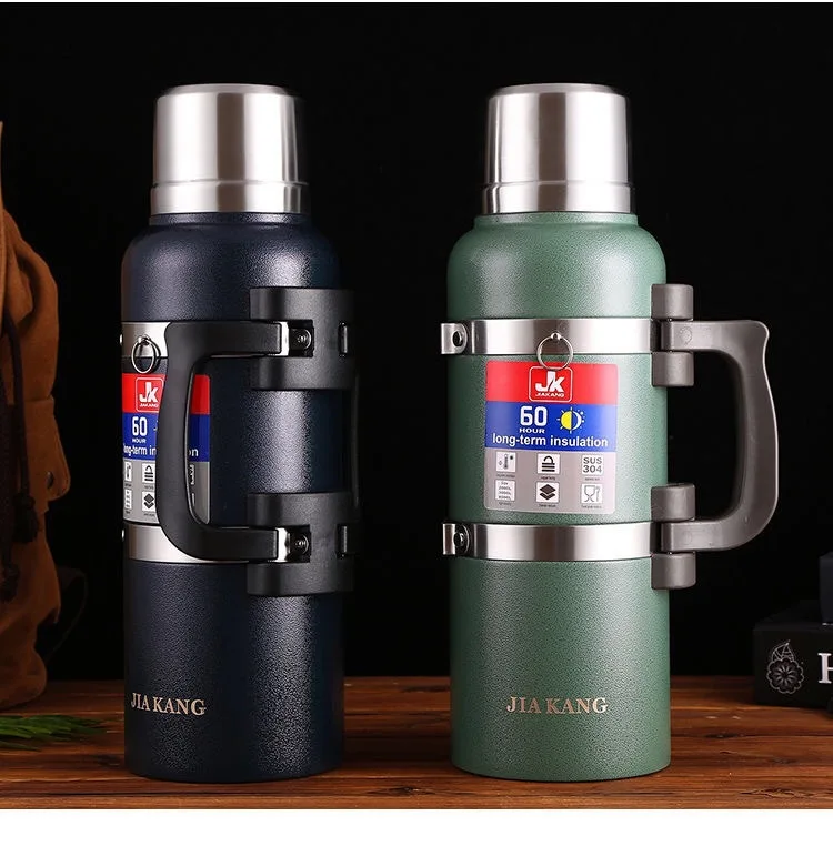 3л новый термос супер большой емкости из нержавеющей стали 304 бутылка для воды