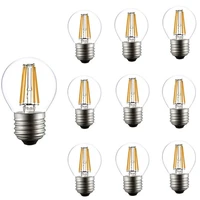 10pcs g45 6w vintage lamp e27 4w filament edison led light bulbs retro glass edison 220v bulb replace incandescent light for bar