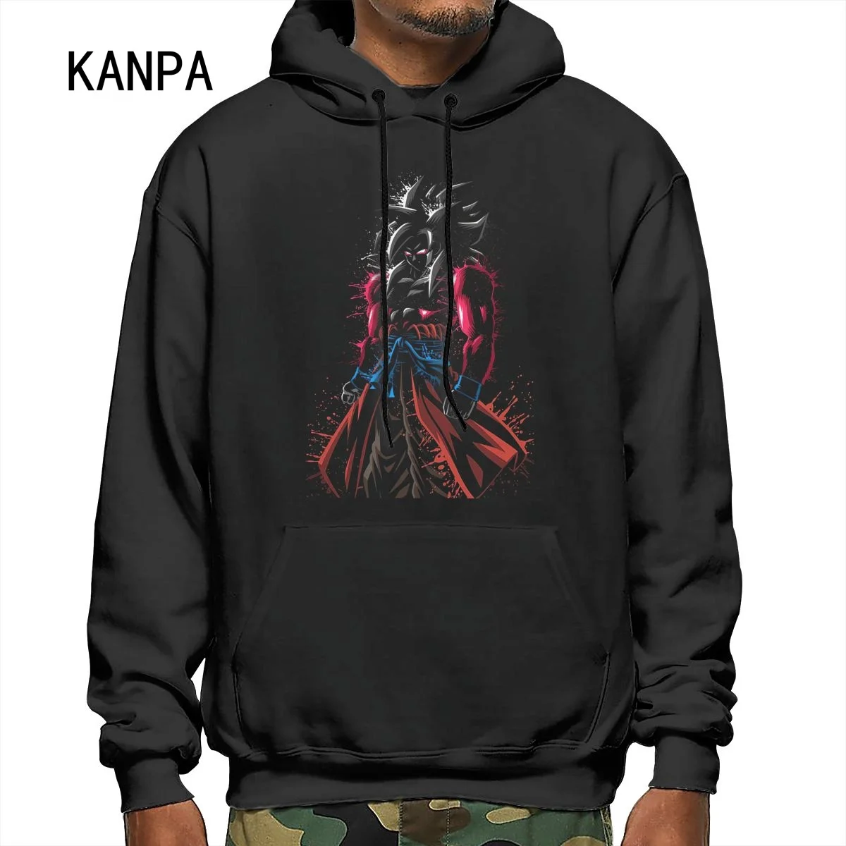

Мужская толстовка с капюшоном, с рисунком аниме, для тренировок, осень 2021