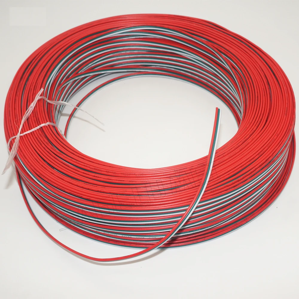 5 м 2pin 3pin 4pin 5Pin 6pin 22 AWG Удлинитель электрический провод кабель светодиодный разъем