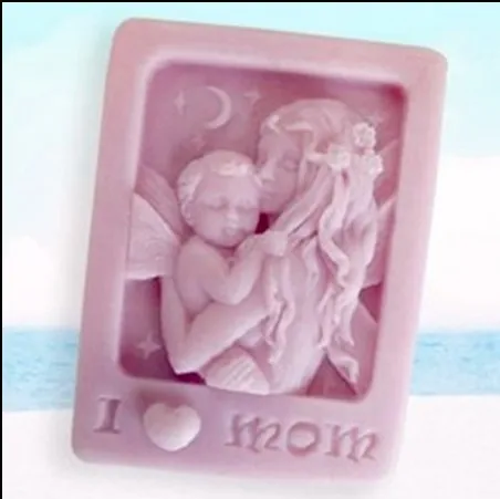 

Силиконовая форма для мыла для мамы и ребенка