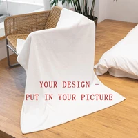ruldgee diy customized flannel sofa cover blanket plush personalized air conditioning blankets for beds custom for kid