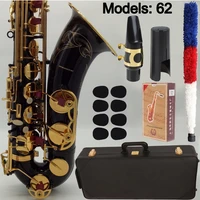 music fancier club tenor saxophone 62 black lacquer case sax tenor mouthpiece ligature reeds neck musical instrument accessories