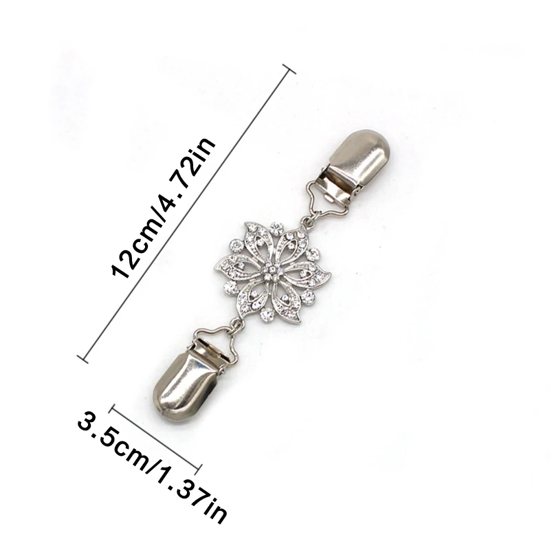 Цветок Ретро Воротник Клип Pin кардиган на завязках свитер шаль зажимы для рубашки женщин галстук застежка зажим для галстука аксессуары