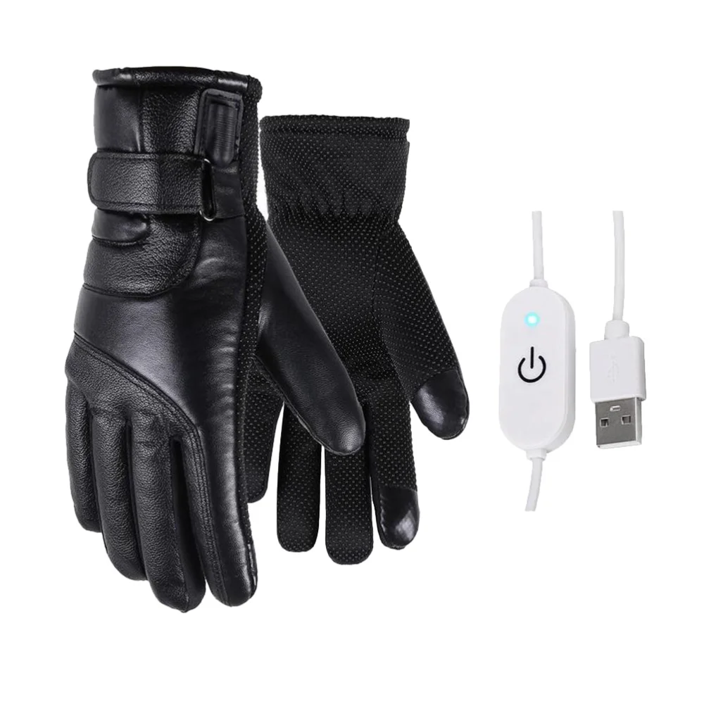 

1 Pair Winter Motorcycle Riding Electric Heating Warm USB High Heat Constant Temperature Thermal Heating fo