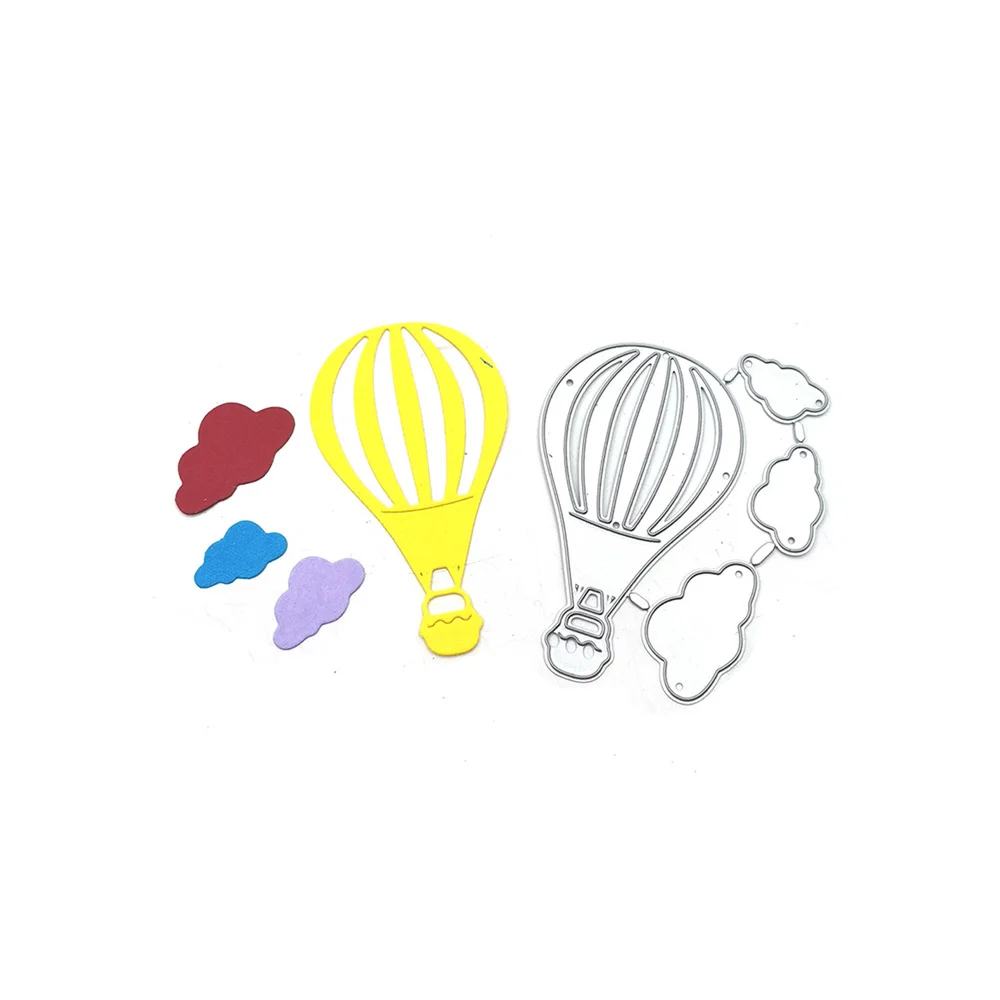 

Julyarts Balloon Clouds Cutting Dies Stencils For DIY Scrapbooking Photo Album Paper Card Making Decorative