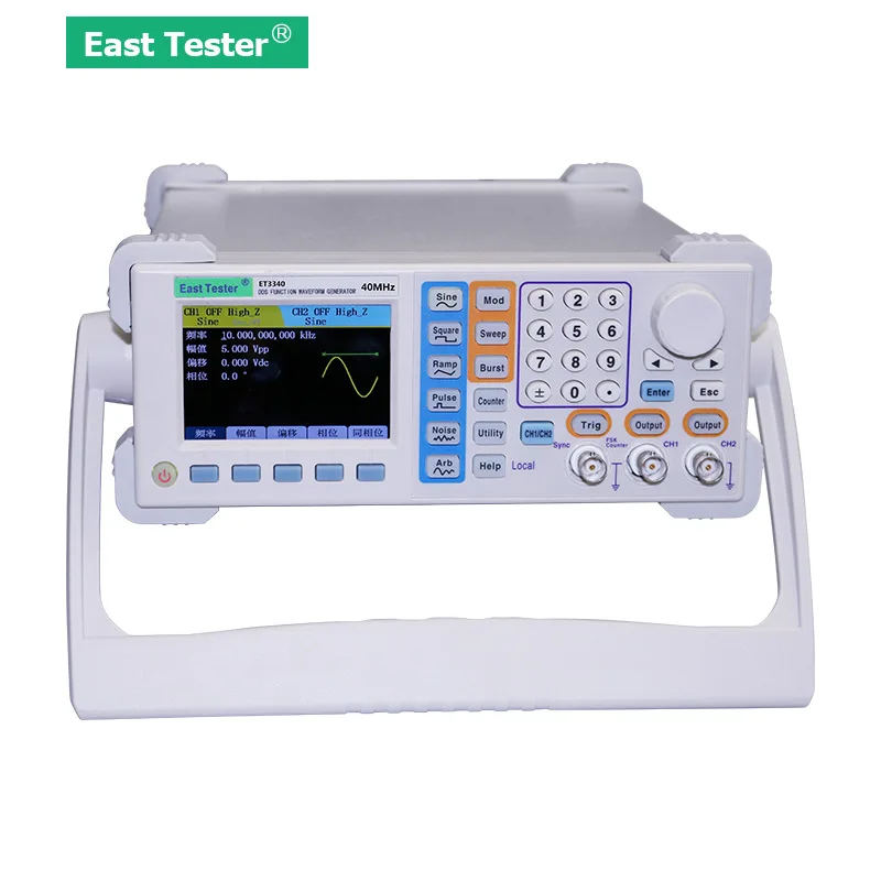 

Function Arbitrary Waveform Function-Generators ET3315 ET3325 ET3340 ET3360 200MS/s 25-60MHz Dual Channels USB Device