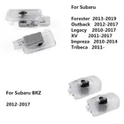 2x светодиодный двери автомобиля проектор Ghost Shadow Добро пожаловать лампы-проекторы логотипа аксессуары для Subaru BRZ Outback Forester Наследие XV, автомобильные аксессуары, брелок для автомобиля Subaru Tribeca