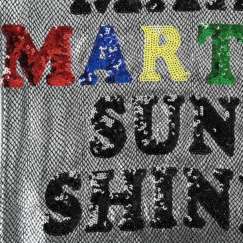 

2018 Lady Spring Summer O-Neck Silvery T-Shirt Female Letter Sequins Street Style Tees Women Casual Loose High Quality Top JQ654