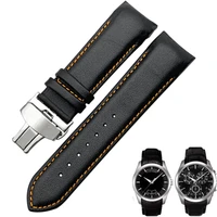 calfskin leather mens watchband 1853 for tissot watch strap t035410a 407a couturier 22 23 24mm watch bands belt wrist bracelets