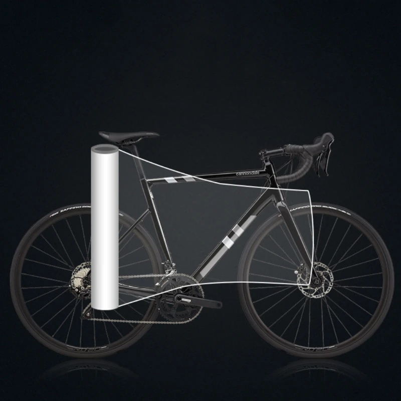 

10x200cm Bicycle Frame Protector Bike Decal Sticker Protection Guard Transparent Tape Film K3NC