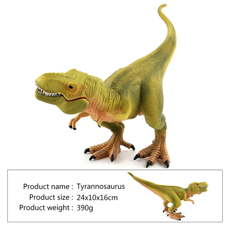 Большой Giganotosaurus динозавр Юрского периода Моделирование игрушка модель мягкая ПВХ пластик ручная роспись игрушки животных для детей Рождественский подарок - Цвет: JZD028