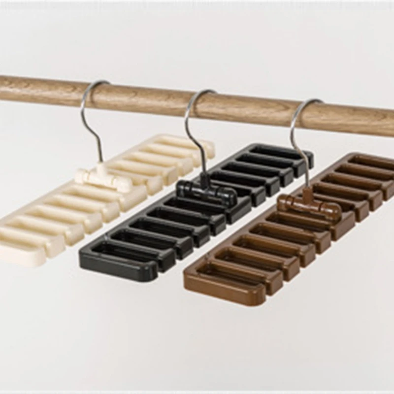 

Бытовая стойка для хранения ремня с крючком, подвесная отделочная полка для галстука, вешалка для шарфов, Многофункциональный гардероб, шка...