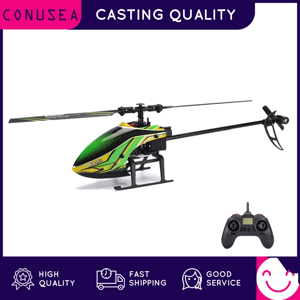 

JJRC M05 RC Helicopter 2.4GHz 4 Channel 6-Axis Gyro Stabilizer Altitude Hold Helicopter for Indoor to Fly for Kids and Beginners