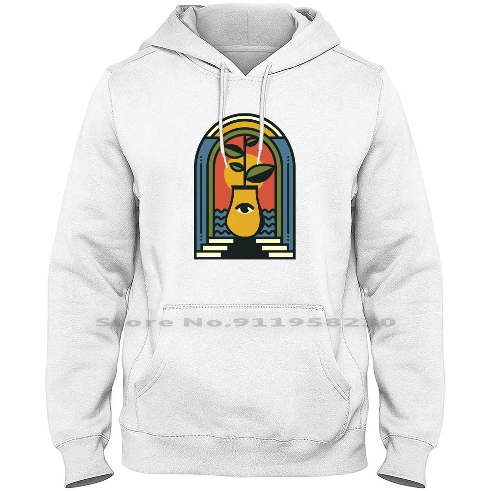 

Толстовка Мужская/Женская хлопковая с капюшоном и принтом, большого размера