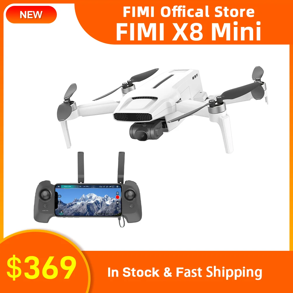  FIMI X8 Mini Camera Drone 250g-class drones 8km 4k professional mini drone word premiere at April 6th to 8th April best price 