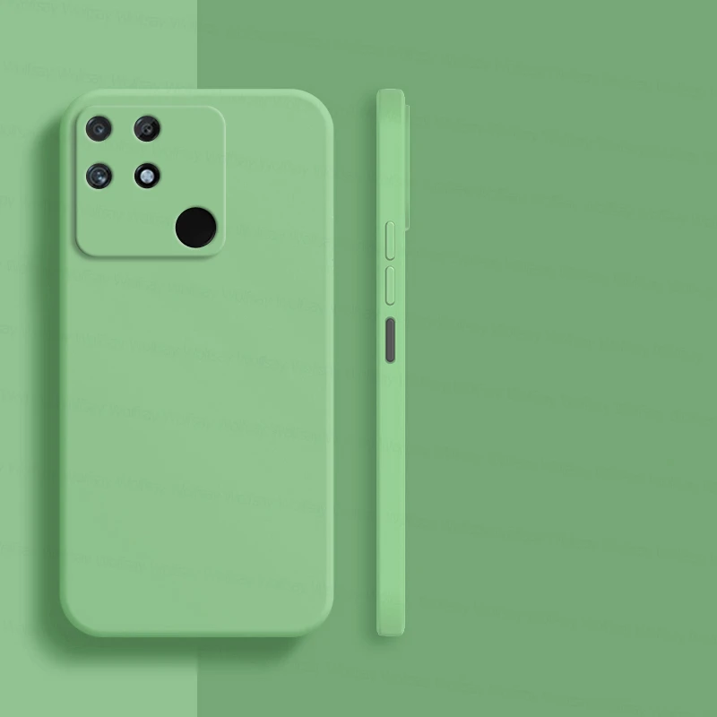 for realme narzo 50a case realme narzo 50a 50i 30a 30 pro cover shockproof liquid silicone tpu phone back case realme narzo 50a free global shipping