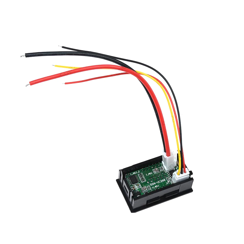 Цифровой вольтметр и амперметр постоянного тока 100 в 10 А мини панель измеритель