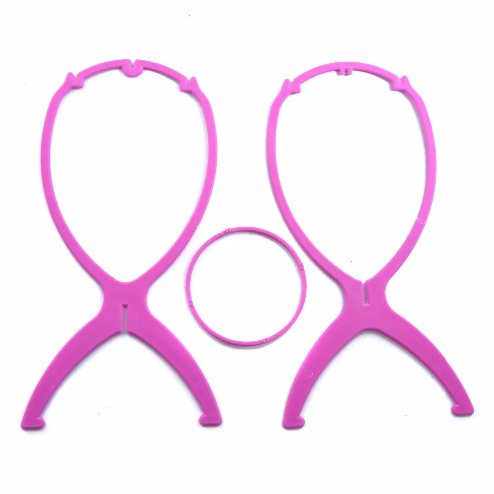 1 шт. пластиковая подставка для парика красочные Регулируемые Пластиковые