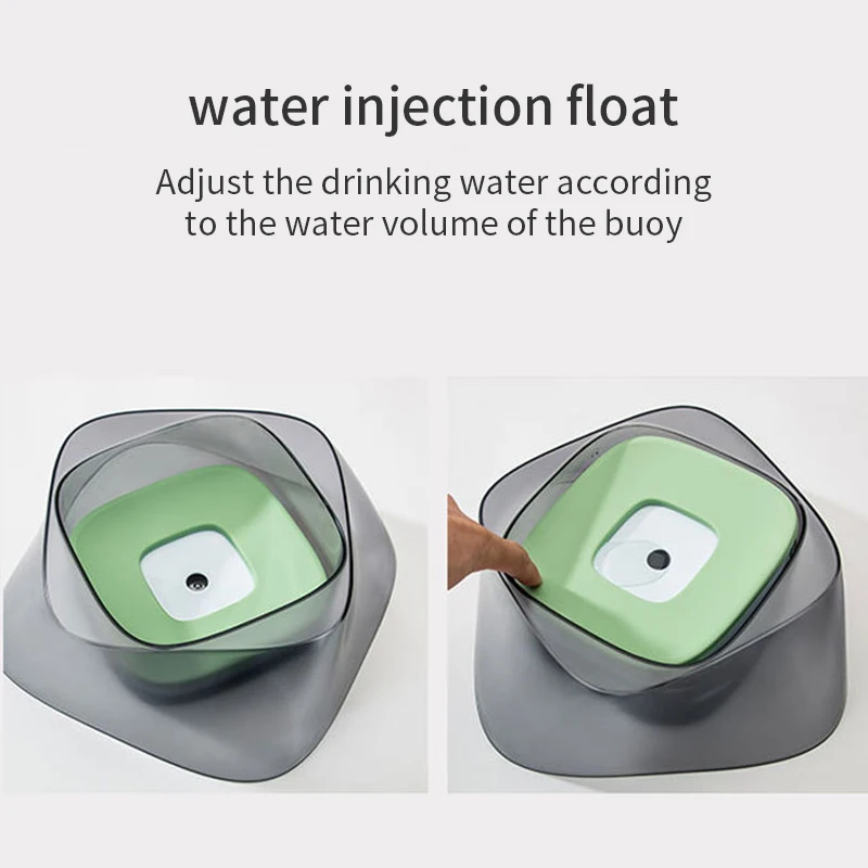 Smartpet 1.4L собака миски для воды с плавающей не моча рот кошачья миска шнековой