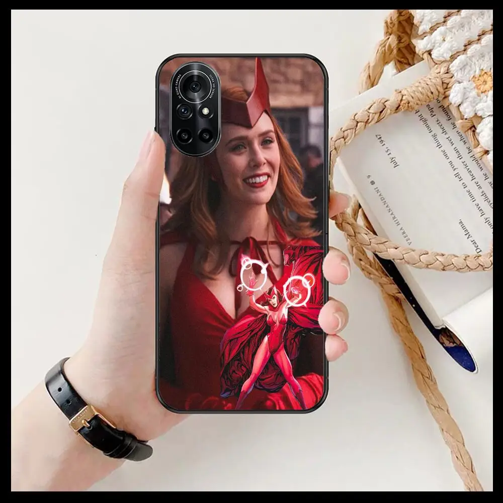 Прозрачный чехол для телефона Scarlet Witch для Huawei Honor 20 10 9 8A 7 5T X Pro Lite 5G черный этию Коуке Хоэсьес Комикс модный дизайн.