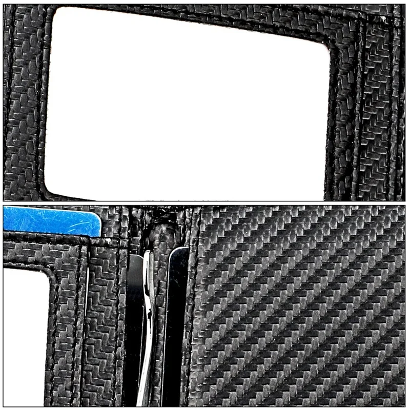 

Hot kf-Slim Wallet with Money Clip RFID Blocking Minimalist Bifold Wallet for Men Leather Front Pocket Card Holder