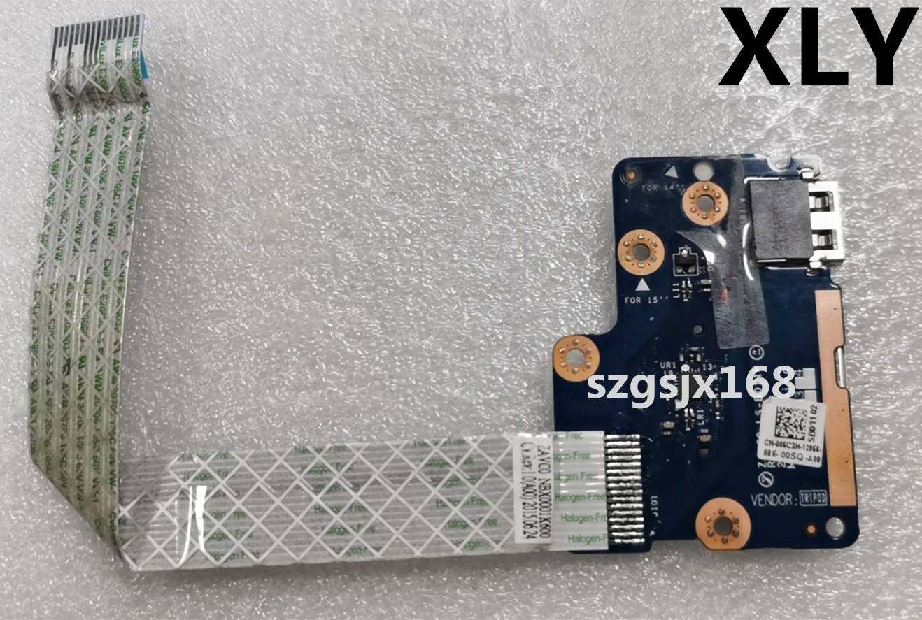 

Original for dell inspiron 15-5547 p39f series LS-b011p usb card reader board with cable 00603h 100% test ok