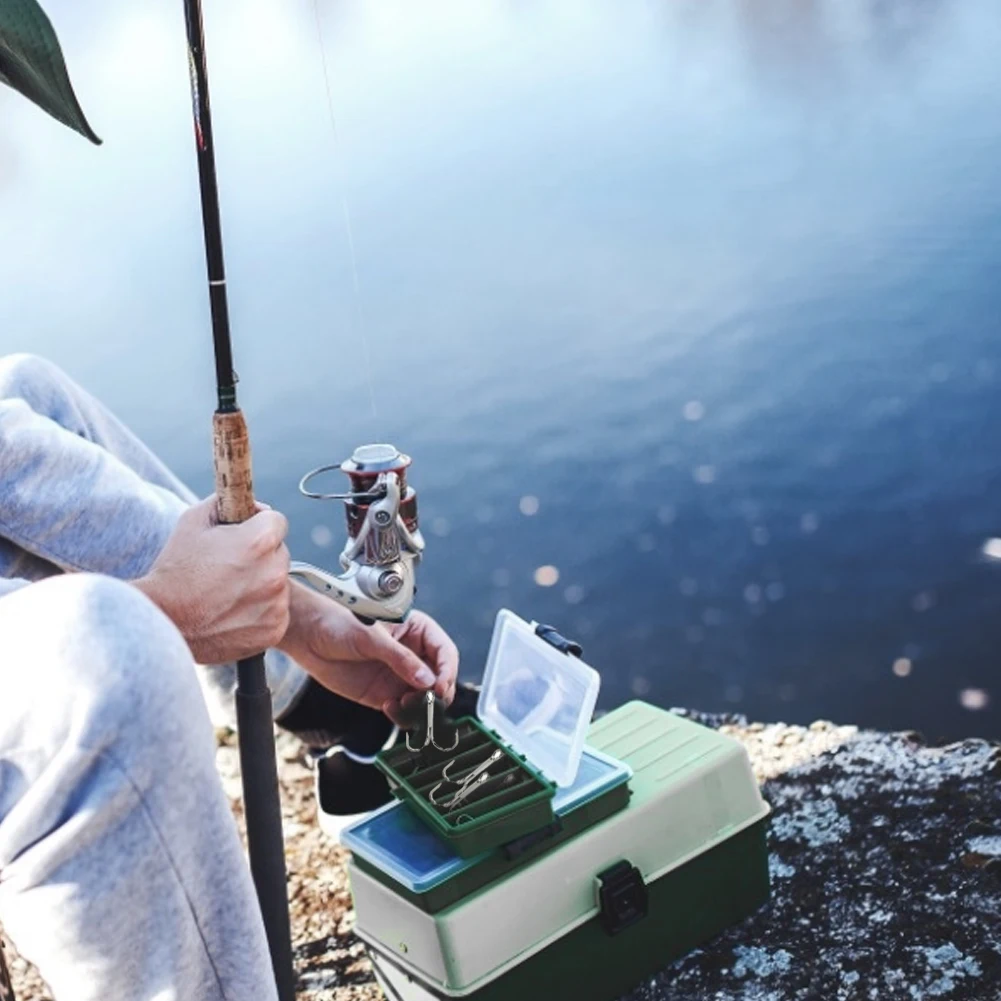 

Balleo 50PCS Sharp Quadruple Reinforced Triple Anchor Hook Treble Three Fishing Hooks 4X Times Lure Three Fork Three Claw Hook