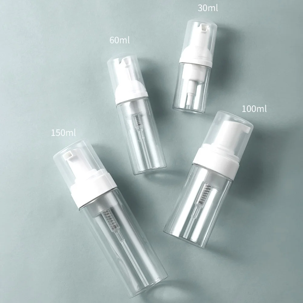 Дорожный Пенообразователь для хранения шампуня и геля 4 шт. 30/60/100/150 мл | Красота