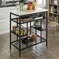 metal pot shelves kitchen island counter dish rack holders kitchenware pan cover organizer kitchen accessories