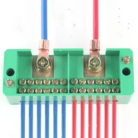 single phase 2 in 12 out 660v junction box quick connect terminal box high power wire connector