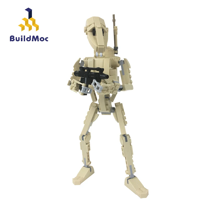 BuildMoc Friend Star Plan фигурки B1 супер Боевой Дроид строительные блоки друг МОК механик