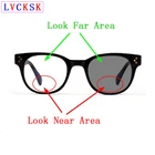 Фотохромные бифокальные очки для чтения для женщин и мужчин, очки для близорукости дальнозоркости с увеличительным стеклом, очки для вождения с заклепками в стиле ретро, N5