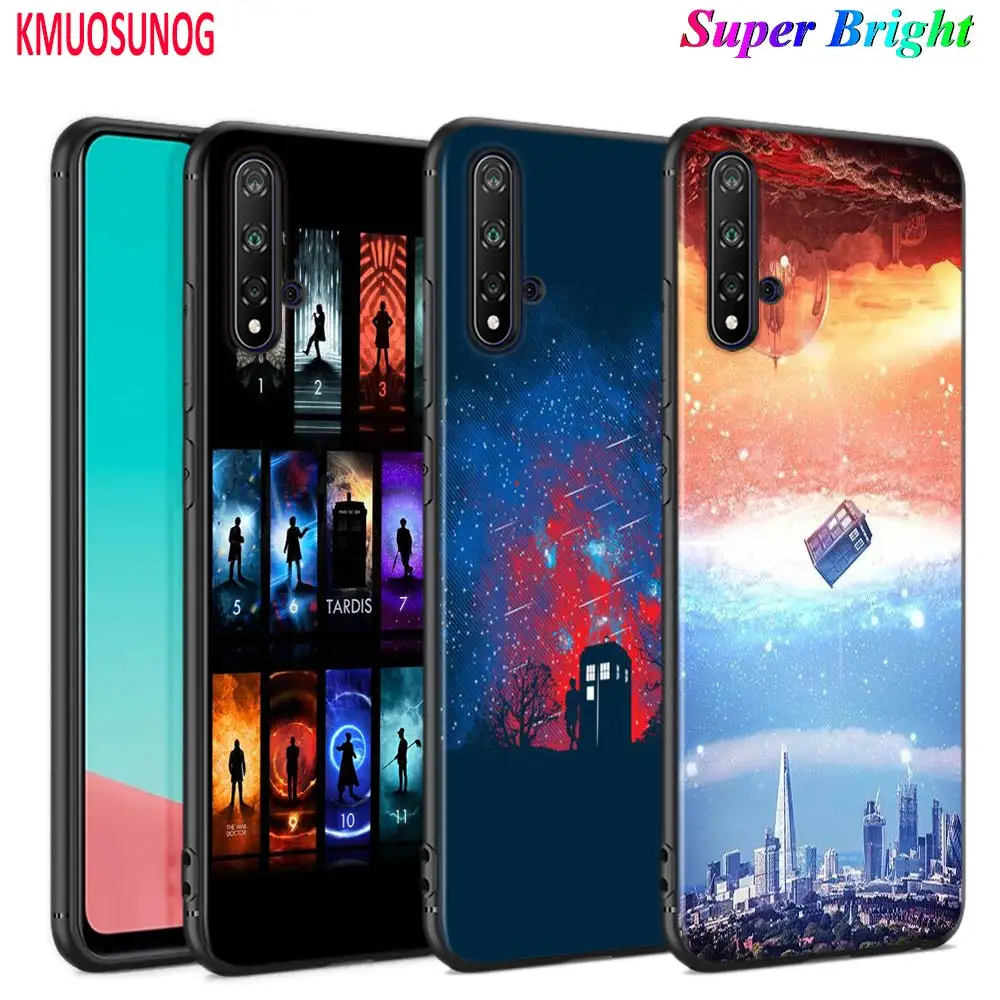 Черный чехол Doctor Who для Huawei Nova 5 3i P Smart Z Plus 2019 P30 P20 Pro P10 P9 P8 Lite телефона|Бамперы| |