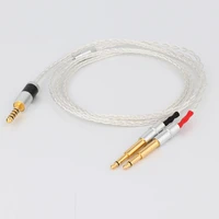 preffair hi end occ silver plated hifi cable with 4 4mm balanced male for meze99 classics neo noir headphone sony wm1a