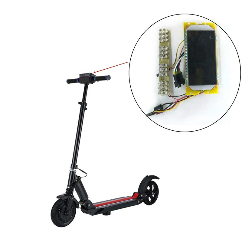 

36V LCD Screen Display Panel High Quality Portable Durable 8 Inches for KUGOO S1 S2 S3 Electric Scooter Replacement Accessories