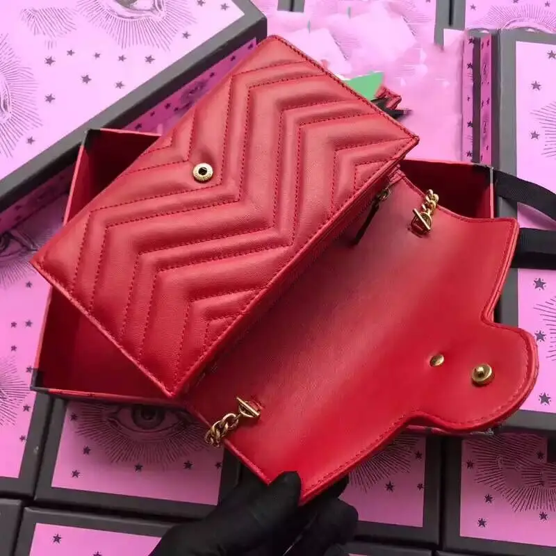 

premium brand fashionable leather chain card bag, 100% high-end leather women's small bag, free shipping