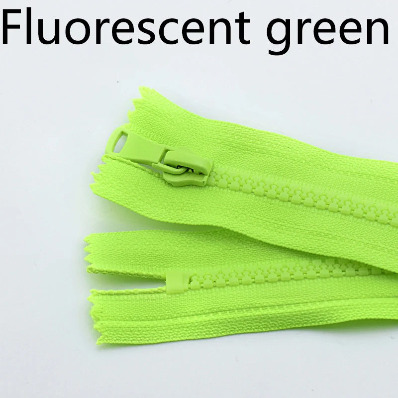 Fluorescent green Meetee 5 шт. 15/20/25 см 5# разъемная застежка-молния смолаы неразъёмная застёжка-Костюмы карман на молнии Подушка DIY кошелек одежда швейной фурнитуры ZA007 - Цвет: Fluorescent green