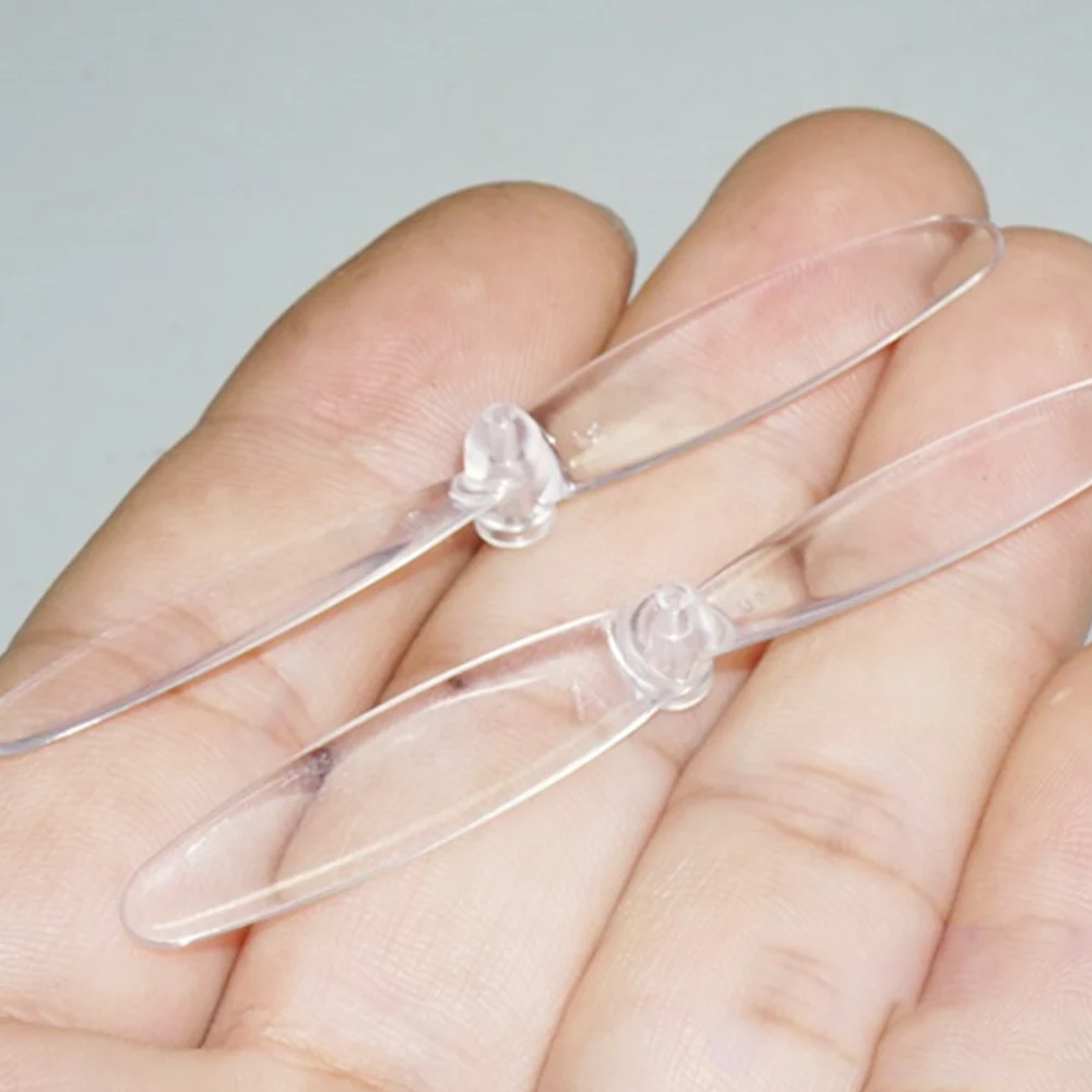 2 шт. 66 мм прозрачные пропеллеры реквизит запасные части подходит для 1020 мотора