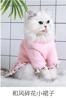 Теплые толстовки с котом Рождественский наряд роскошный костюм кошки свитер Ropa