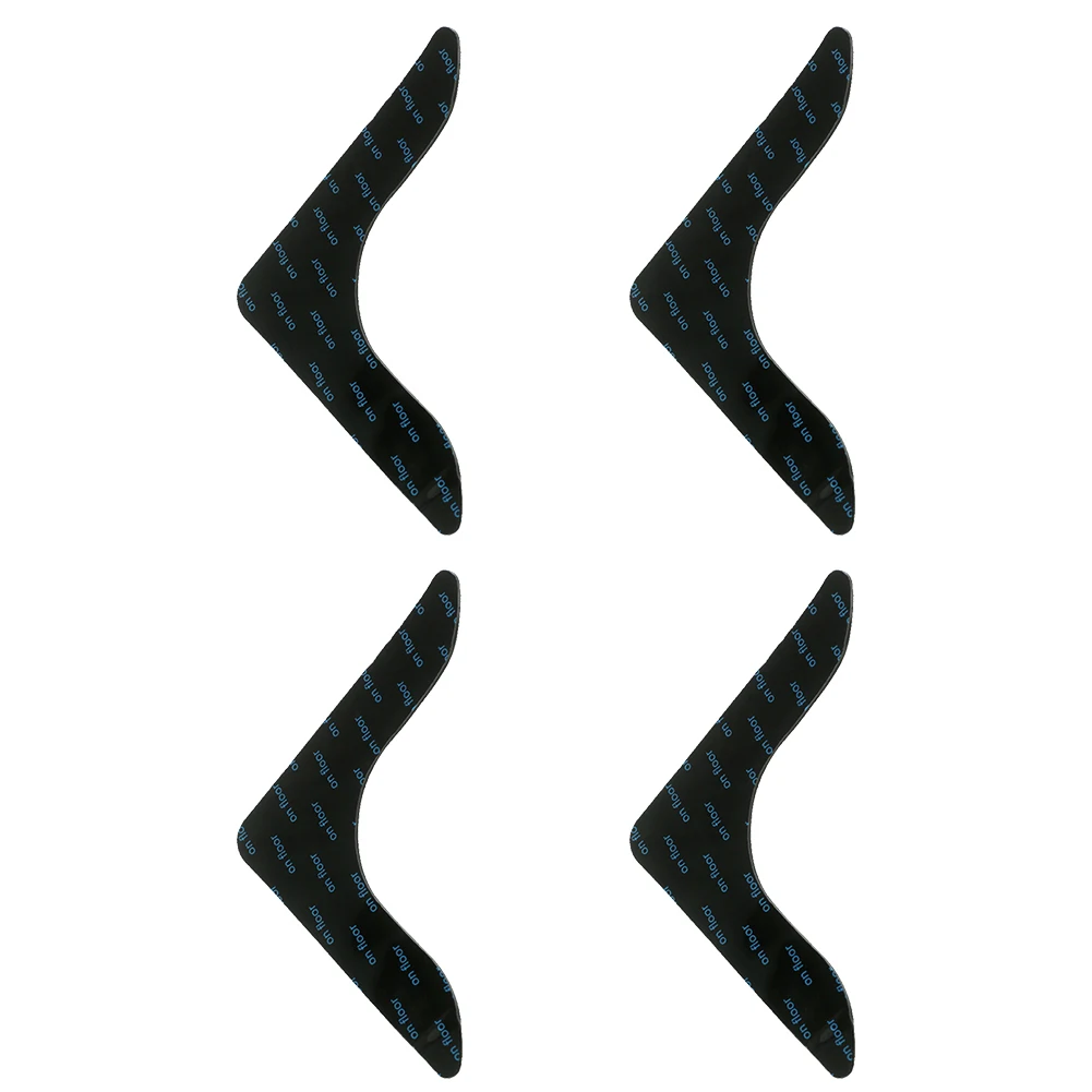 Right Angle 4pcs Ковер Двусторонняя дома моющийся, напольный Ванная комната душа углы ковер Стикеры никаких следов мощный вышлите ваш заказ прямо к этому поставщику многоразовые Нескользящие - Цвет: Right Angle 4pcs